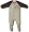 Fearless Lion Cozy Striped, Footed Blanket Sleeper for Toddlers - 3T
