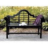 4' Lutyen Bench - Black Lacquer
