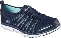 Skechers Women's Gratis Sneaker,Enticing/Navy/Aqua,US 5 M
