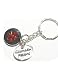 Medical Alert Keychain, COUMADIN Charm and Medical Warning Charm