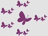 Produkt-Bild: Wandtattoo Schmetterlinge 16 St&uuml;ck!Wandaufkleber Motiv 7-enzianblau_51