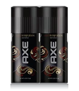 Axe Body Spray Twin Pack, Dark Temptation, 8 Ounce (Amazon Exclusive Packaging)