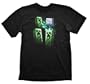 Minecraft T-Shirt Three Creeper Moon, Gr��e S