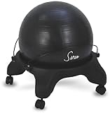 Sivan Health and Fitness Balance Ball Fit Chair Base with Ball and Pump