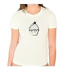Sexy Slang - Cupcake - White Ladies Organic Cotton Tee
