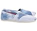 Toms Womens Classics Blue Tie-Dyed Slip-Ons