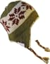 Wool Winter Chullo Beanie Fleece Lined Toque Cap Ear Flaps