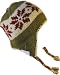 Wool Winter Chullo Beanie Fleece Lined Toque Cap Ear Flaps