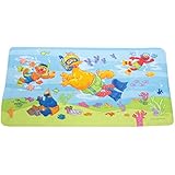 Sesame Street Scuba Bath Tub Mat - Non-Slip Construction - Easy to Clean - 100% BPA, Latex, Phthalate, and Lead Free - Safe and Comfortable - Blue