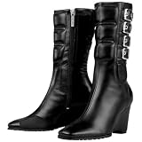 ICON Womens Bombshell Motorcycle Boots - Free Shipping - Black - Size 6.5 - New