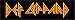 Def Leppard - Logo (woven superstrip patch)