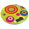 Zak Designs - 88-9033G - Balance �lectronique - Ronde - Ultra Fine - Verre Tremp� - Disco Verte