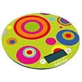 Zak Designs - 88-9033G - Balance �lectronique - Ronde - Ultra Fine - Verre Tremp� - Disco Verte