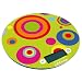 Zak Designs - 88-9033G - Balance �lectronique - Ronde - Ultra Fine - Verre Tremp� - Disco Verte