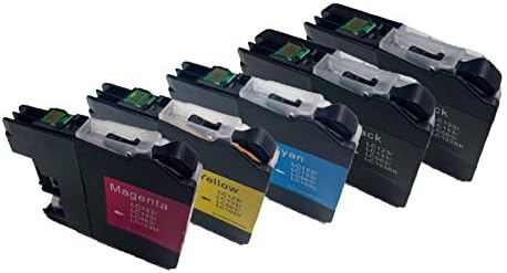 5PK(2 Black 1 Cyan 1 Magenta 1 Yellow) LC123/LC133/LC563/LC103 High Yield Ink Cartridge for Brother Printer