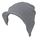 TOP HEADWEAR Blank Cuff Beanie Visor- Grey