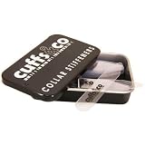 12 Pairs of Clear Premium Plastic Collar Stiffeners