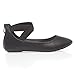 V-Luxury Womens 40-DANA19 Closed Toe Ballet Flats Ballerina Mary Jane Shoes