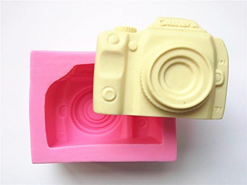 Wocuz W0030 Camera Shaped Silicone Fondant Cake Mold Soap Mould, 9.2*7.1*4.2cm