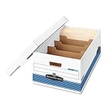 Bankers Box Stor/File Dividerbox Medium-Duty Storage Boxes, Legal, 12 Pack (0083201)
