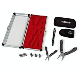 Gerber Multi-Pliers multitool type pocket knife & LED Flashlight Set