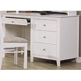 Best Price Selena White Computer Desk by Coaster Furniture for sales