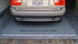 Park Smart Motorcycle Vinyl Garage Mat - Silver