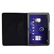 Mochie - trademark Black Folio Leather Case Cover for Motorola