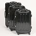 Reisekoffer Kofferset Trolley 3 tlg. Set Polycarbonat schwarz