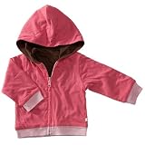 Organic Year Round Reversible Hoodie by Baby Soy (0-6 months, Blossom/Chocolate)