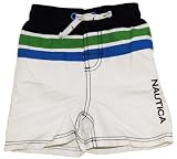 Infant Boys White Swim Shorts/Swimwear/Swim Trunks - Nautica 12-18M 18M 24M