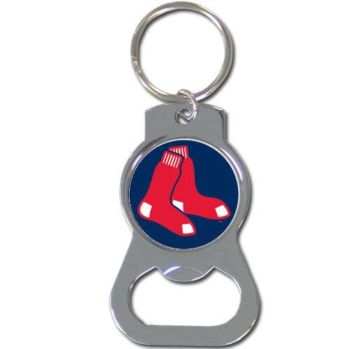 Boston Red Sox Blue Bottle Opener Keychain