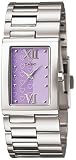 Casio Womens LTP1316D-6A Silver Stainless-Steel Quartz Watch with Purple Dial