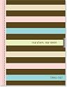 Striped Locking Journal: My Place, My Space (Notebook) (2ND GEN LOCK!)