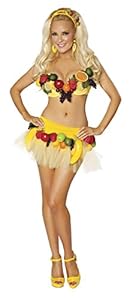 Bridget Fruit Carmen Miranda Costume Medium Size 6-8