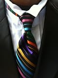 Tuxedo Windsor Band Tie - "Bling" Satin Pre-Tied