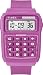 Calculator Multifunction Grey Digital Dial Pink Resin
