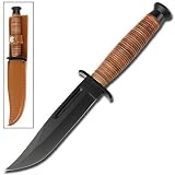 Vindicator Combat Mini Bowie Knife - Brown