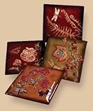 Manual Woodworkers & Weavers Flora and Fauna Ceramic 8-Inch Plates,
