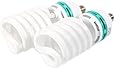 CowboyStudio Set of Two 105 Watt, 5500 K Fluorescent Daylight Balanced Light Bulb for Photography and Video Lighting