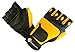 Muscle Composition Gym Gloves with Wrist Closure for Men & Women, Padded Workout Crossfit, Weightlifting, Black/Yellow or Black, Premium Quality