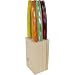 Laguiole Le Thiers Multi Color Modern Streamlined Knives in Block