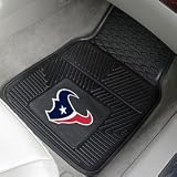 Houston Texans Heavy Duty Vinyl Front Seat 2 Piece Car Mat Set