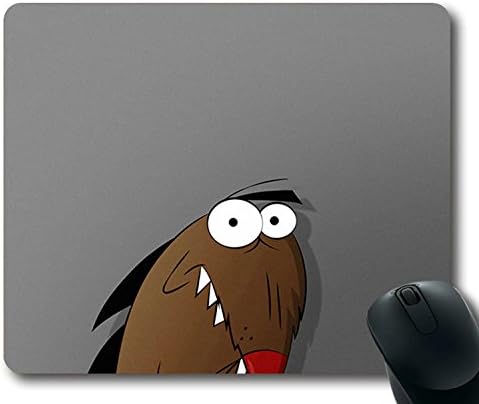 Angry Beavers Non-Slip Neoprene Rubber Standard Size 9 Inch(220mm) X 7 Inch(180mm) X 1/8(3mm) Cartoon Mousepad Comfortable Mouse Mat