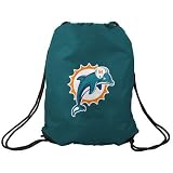 Miami Dolphins Aqua Nylon Drawstring Backpack