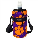 Clemson University Logo Tigers Water Bottle Holder Sport Bottles - GIFT IDEA for Fitness Golf Golfers Soccer Workout Gifts and Gift Ideas For Him Her Athletes Man Men, Women, Ladies Alumni Runners Joggers