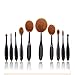 Smilesun 10pcs Beauty Toothbrush Shaped Foundation Power Makeup Oval Cream Puff Brushes