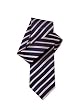 Savile Row Mens Navy Pink Stripe Silk Tie Size