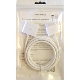 Premium Quality Dock Extender Extension Cable 40-Inch = 100 cm Cable