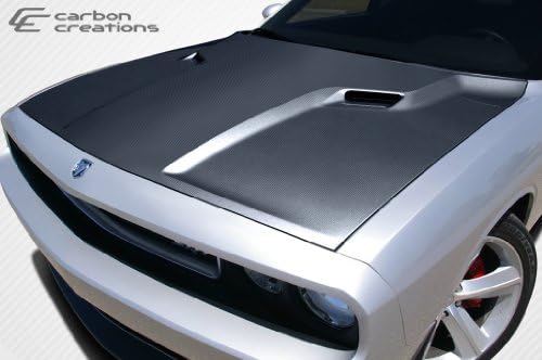 2008-2013 Dodge Challenger Carbon Creations SRT Look Hood - 1 Piece